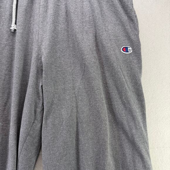 Champion Men's Gray Drawstring Sweatpants with C Logo - Size L - Picture 5 of 11